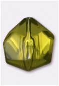 Diamant en résine +ou-20 mm olivine x1 Diamant en résine +ou-20 mm olivine x1
