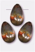 Goutte 6x9 mm lumi brown x12