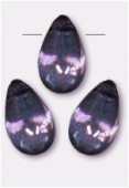 Goutte 6x9 mm lumi amethyst x12