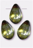 Goutte 4x6 mm lumi green x24