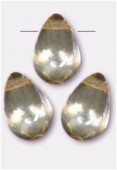Goutte 4x6 mm crystal champagne x24