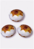 Ronde aplatie 6x9 mm persian rose x6