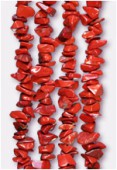 Chips jaspe rouge x 90cm