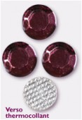 Strass en verre HOTFIX 5 mm amethyst x144