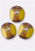 Perle 3-cut picasso 6 mm pineapple x12