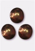 Ronde 6 mm lumi brown x24