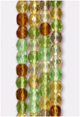 Facette 4 mm mix tropical topaz x100