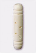 Perle en os tube O78 x1