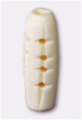 Perle en os tube O79 x1