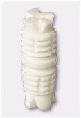 Perle en os tube O84 x1