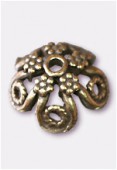 Coupelle en métal 17 mm bronze x2