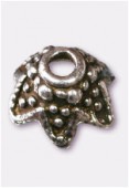 Coupelle en métal 10 mm argent vieilli x4
