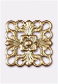 Estampe carrée 15x15 mm or x1