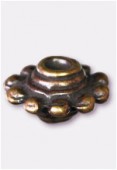 Perle en métal intercalaire 10x6 mm bronze x4