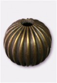 Perle en laiton ronde 8 mm bronze x6