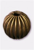 Perle en laiton ronde 10 mm bronze x4