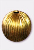 Perle en laiton ronde 30 mm or x1