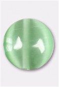 Oeil de chat palet 10 mm peridot x4