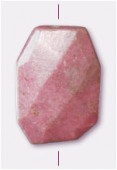 Rhodonite palet facetté 30x22 mm x1