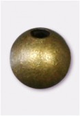 Perle en métal ronde 3 mm bronze x100