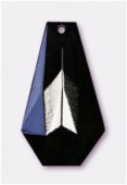 Pendentif art déco 25x15 mm jet x1