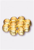 Perle à écraser 4 mm or x 5gr
