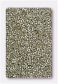 Miyuki delica 11/0 galvanized semi-frosted silver x5g