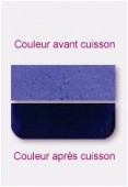 Verre transparent plat violet 7,62x5,08cm x4