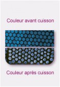 Verre dichroïc plat nid d'abeille violet 7,62x5,08cm x1