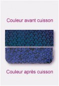 Verre dichroïc plat hélice violet 7,62x5,08cm x1