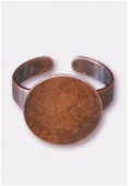 Bague réglable support à coller 16 mm cuivre x1
