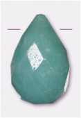Amazonite goutte à facettes 6x9 mm x6