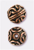 Perle en cuivre ronde 11 mm x2
