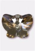 Pendentif papillon 6754 18 mm crystal silver shade x1
