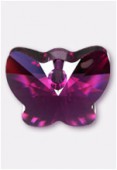 Pendentif papillon 6754 18 mm fuchsia x1