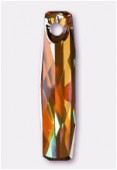 Pendentif batonnet 6460 20 mm crystal copper x1