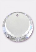 Pendentif disque 6210 17 mm crystal x1
