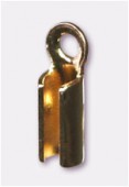 Embout pour cordon 1 mm or x12