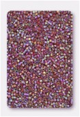 Miyuki delica 11/0 matte transp dark cranberry AB x10g