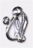 Clip boule 13x10 mm argent x2 Clip boule 13x10 mm argent x2