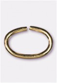 Anneau brisé 15x10 mm or x 12