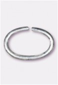 Anneau brisé 15x10 mm argent x 12