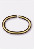 Anneau brisé 15x10 mm bronze x 12