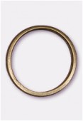 Perle en métal anneau 20 mm bronze x4