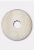 Donut en bois 55 mm naturel x1