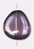 Chunky triangle 18x17 mm lumi amethyst x1