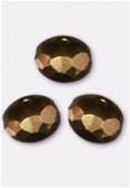 Ronde aplatie 6x9 mm light bronze x6