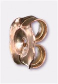 Gold filled 14 k poussette 5,5 mm x2