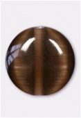 Oeil de chat palet 10 mm dark brown x4