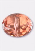 Ronde aplatie 11x17 mm pink x1